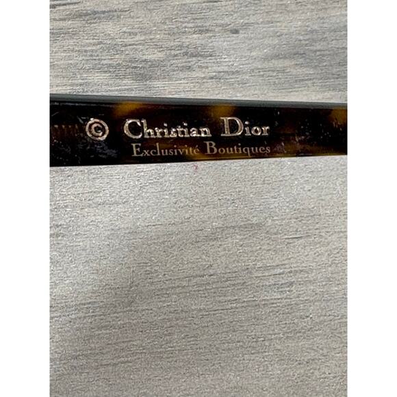 Christian Dior Meteore Black 24K Gold Flakes Leaf‎ Boutique Women\'s Sunglasses